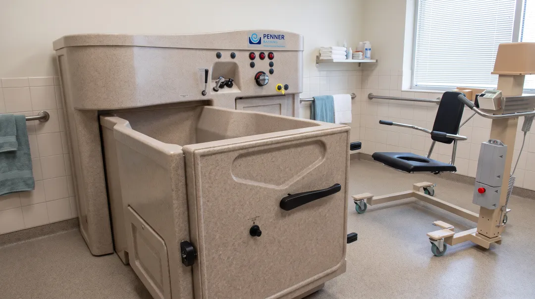Penner Bathing healthcare bathing system installed in nursing home facility
