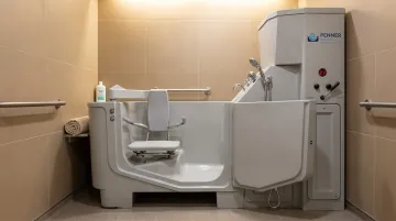 Penner Bathing healthcare bathing system designed for nursing home long-term care use