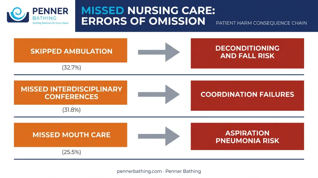 Missed nursing care three most skipped tasks and patient outcome consequences