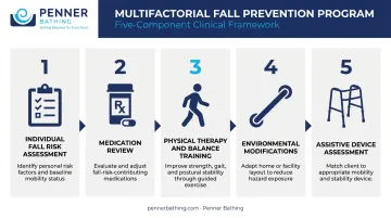 Five-component evidence-based fall prevention program for nursing home residents