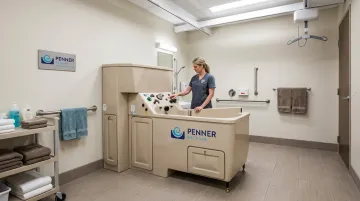 Penner Bathing commercial healthcare bathing system designed for long-term care facilities