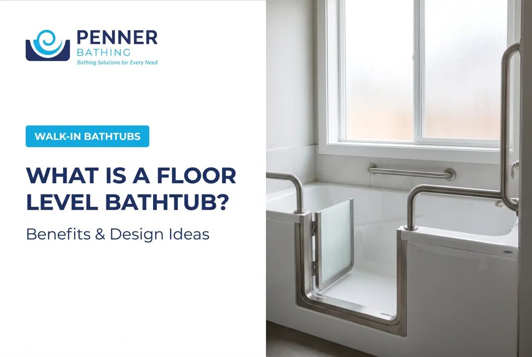 What is a Floor Level Bathtub? Benefits & Design Ideas