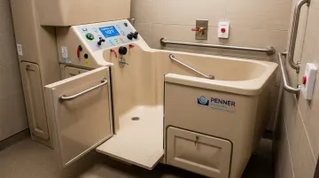 Penner Bathing therapeutic bathing system with side-entry design and digital controls