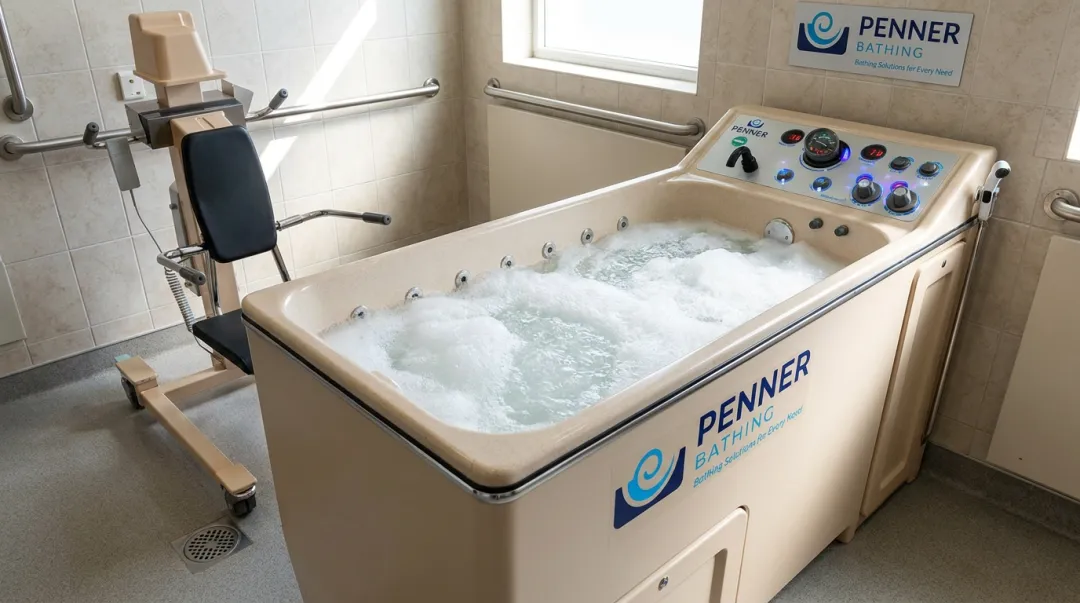 Penner Bathing PennAire microbubble therapeutic bathing system in long-term care facility