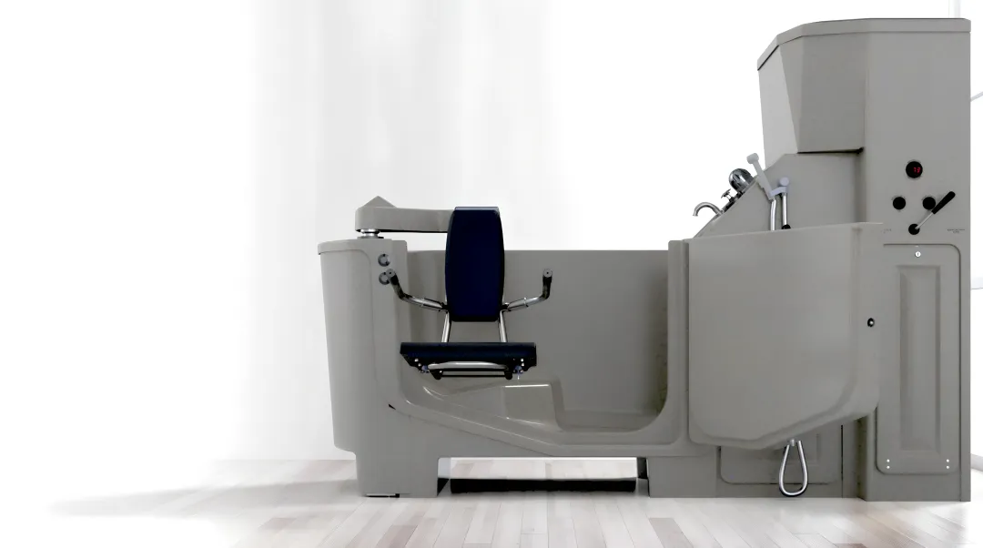 Healthcare Bathing Systems, Long-Term Care Bathing Systems for Assisted Living, Hospitals & Nursing Homes.
High-Quality, Affordable Bathing Systems/Whirlpool Baths.
Easy Integration into Your Bathing Room