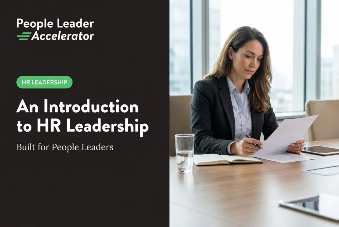 An Introduction to HR Leadership