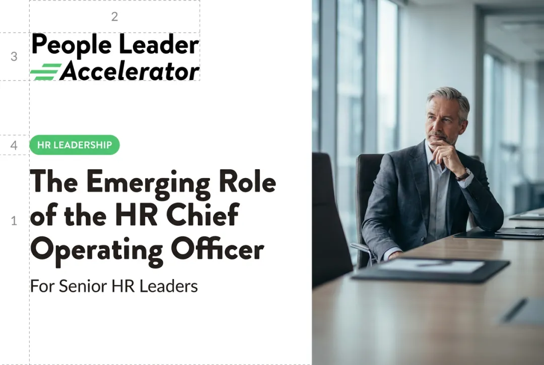 The Emerging Role of the HR Chief Operating Officer