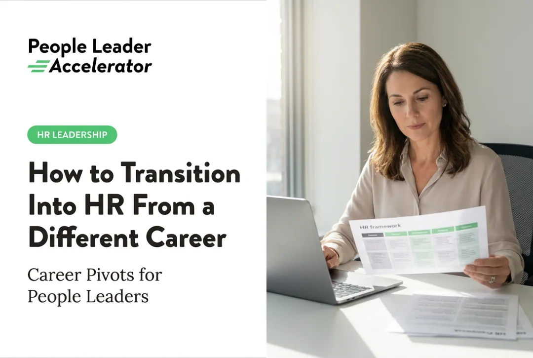 How to Transition Into HR From a Different Career