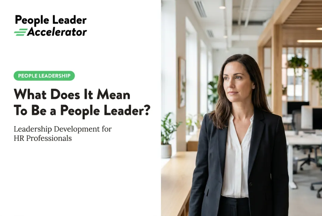 What Does It Mean To Be a People Leader?