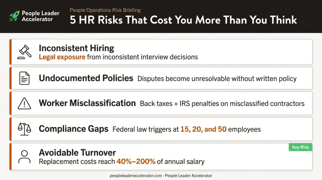 5 costly HR mistakes small businesses face with financial impact indicators