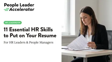 11 Essential HR Skills to Put on Your Resume