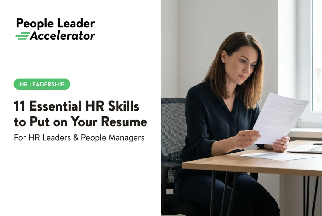 11 Essential HR Skills to Put on Your Resume
