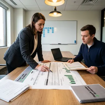 HR leaders reviewing workforce strategy