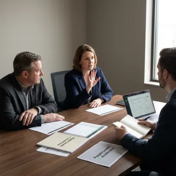 HR strategy consulting session with executives