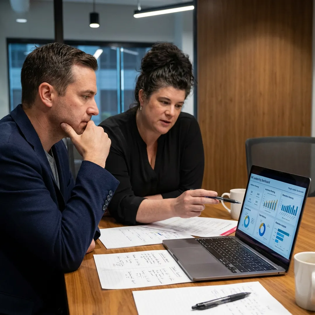 HR advisor mentoring a people leader