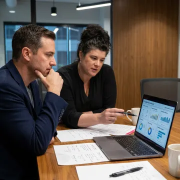 HR advisor mentoring a people leader