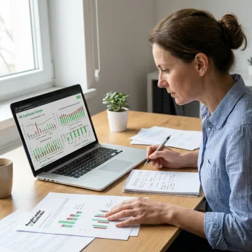 HR help desk resources on laptop