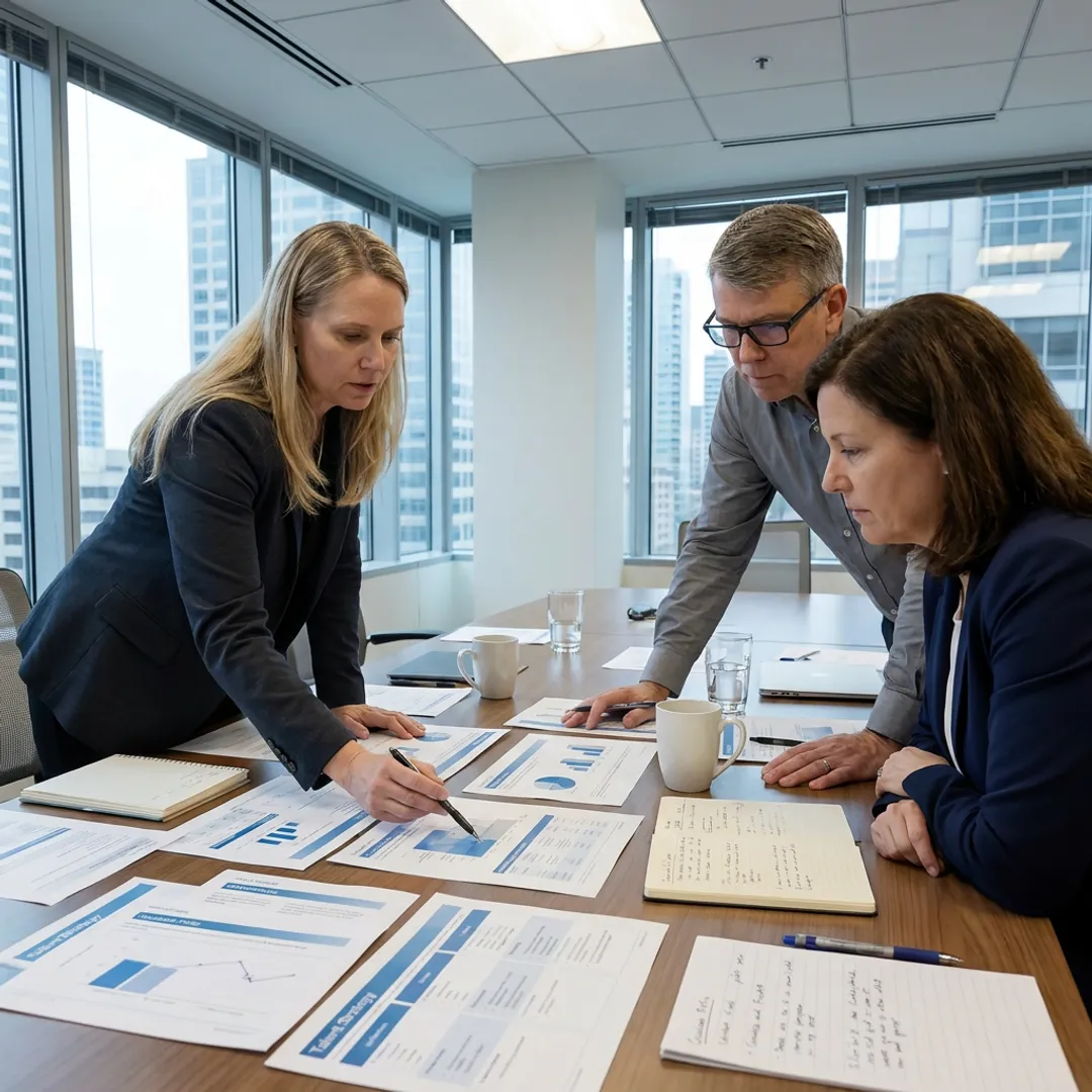HR leaders reviewing talent strategy