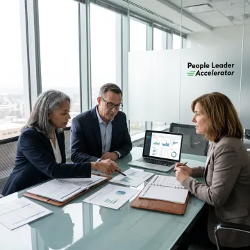 HR leaders reviewing workforce strategy