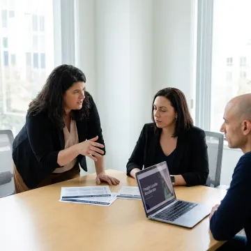 HR mentorship session with people leader