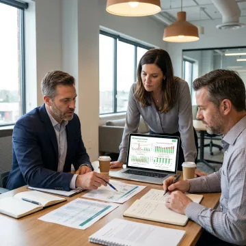 Sustainable HR strategy planning session