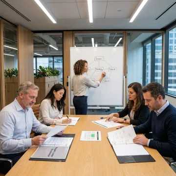 HR professionals in a leadership fellowship session