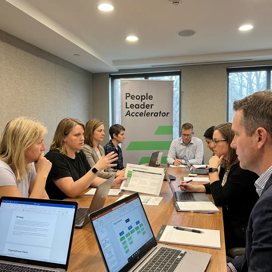 HR leaders participating in a professional development workshop