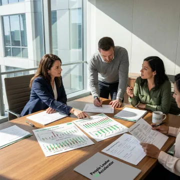 HR leaders reviewing workforce strategy dashboards