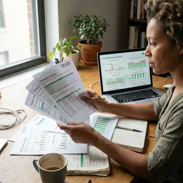 HR leader reviewing workforce planning resources