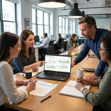 HR performance strategy meeting