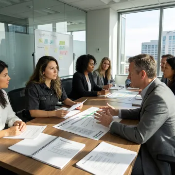 HR consultants advising leadership team