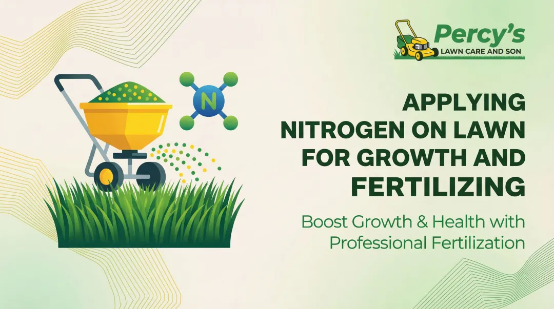 Applying Nitrogen on Lawn for Growth and Fertilizing