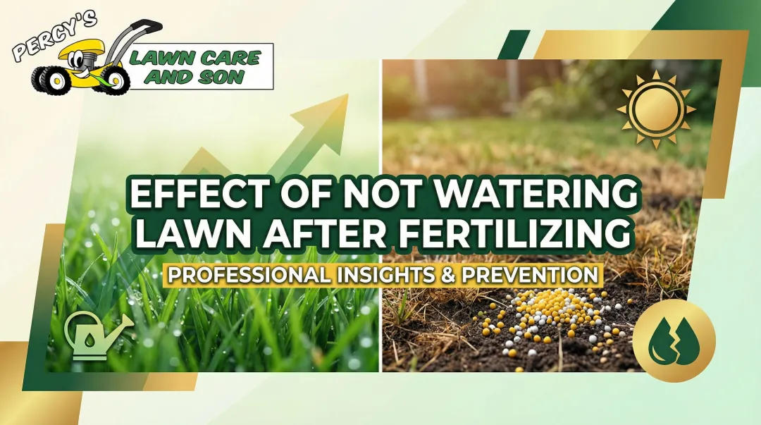 Effect of Not Watering Lawn After Fertilizing