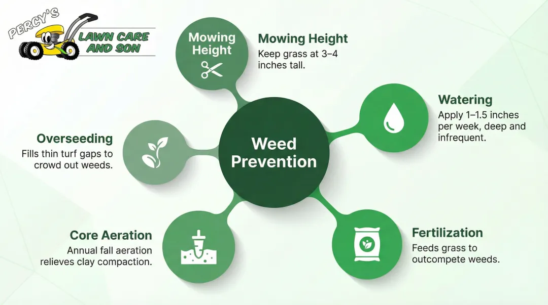 Five lawn care prevention strategies for controlling broadleaf weeds long-term