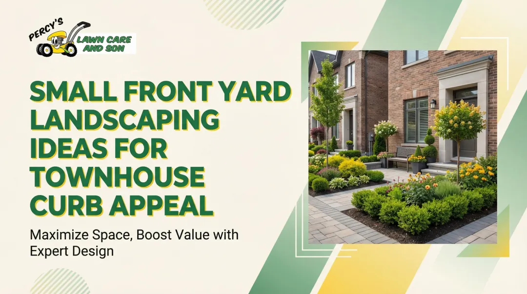 Small Front Yard Landscaping Ideas for Townhouse Curb Appeal