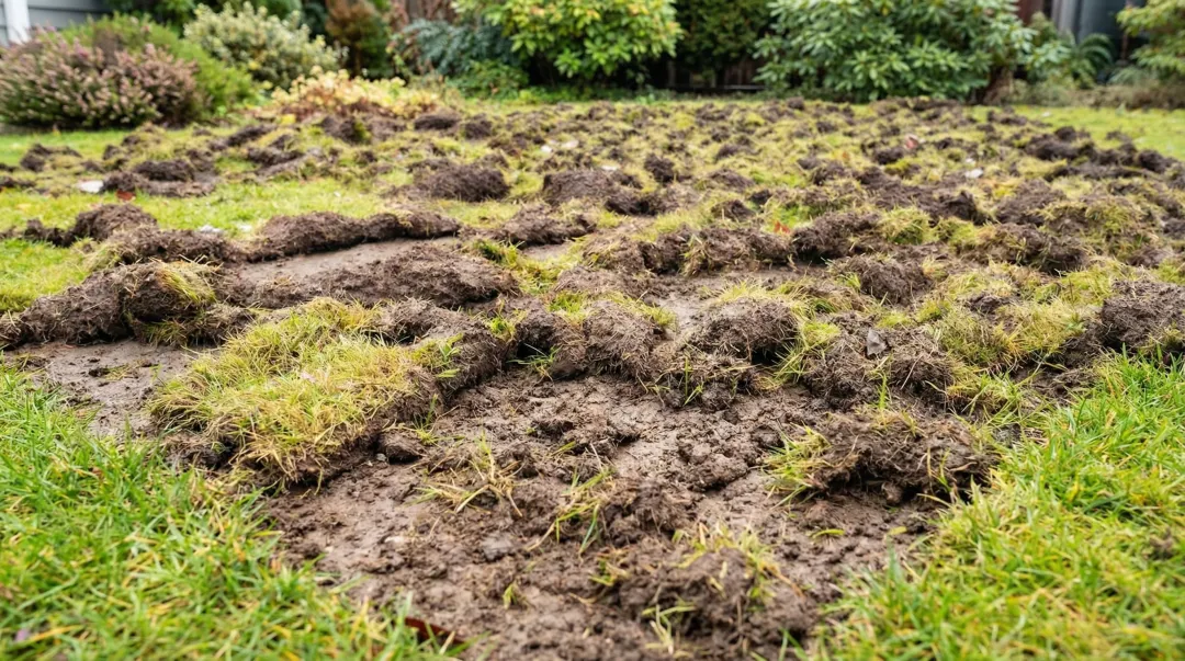 Lawn pest damage signs grubs sod webworms and armyworm turf destruction