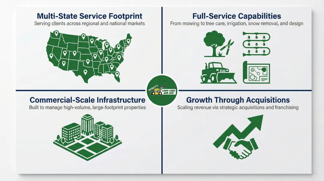 Four key factors separating largest commercial landscaping companies from competitors