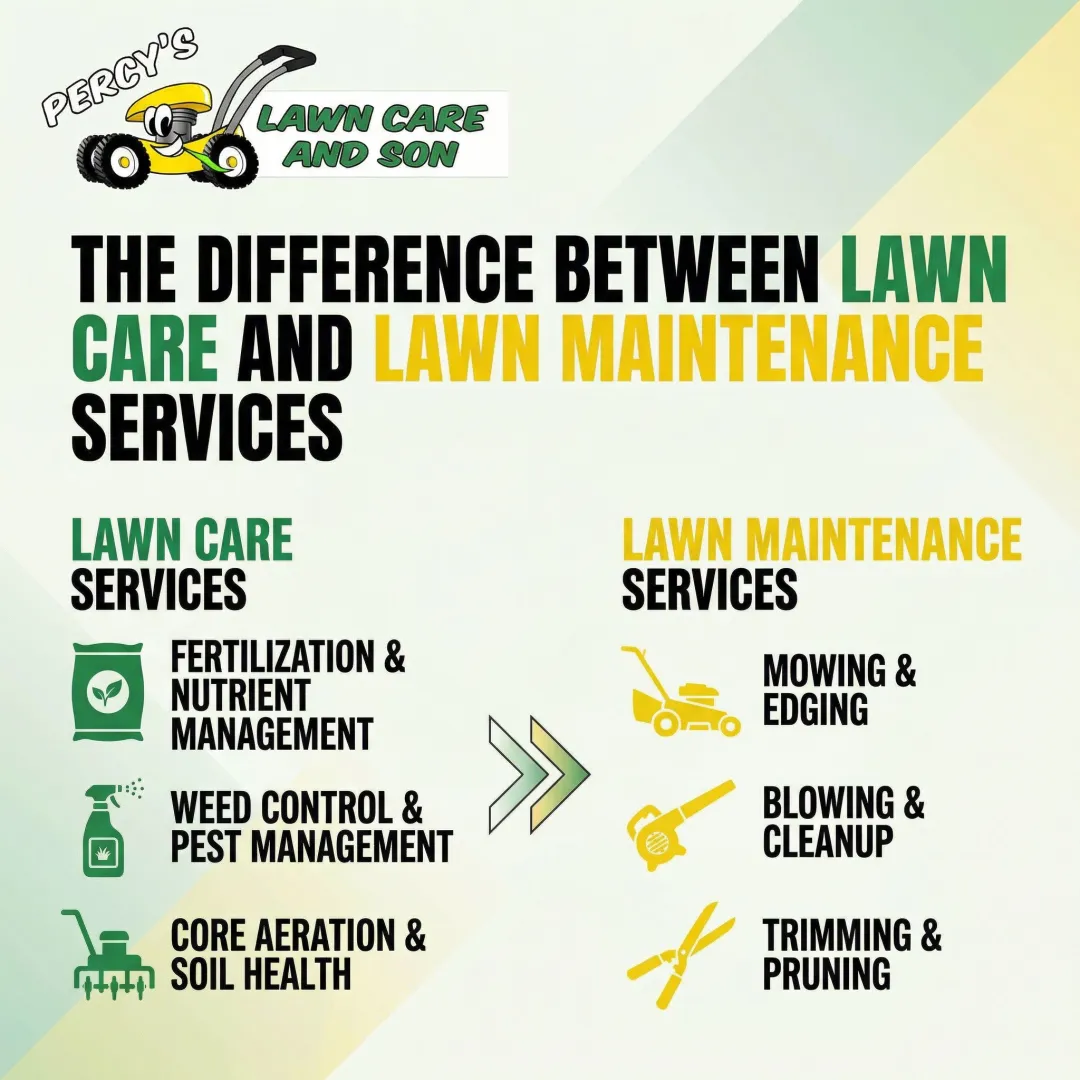 Difference between Lawn Care and Lawn Maintenance Services