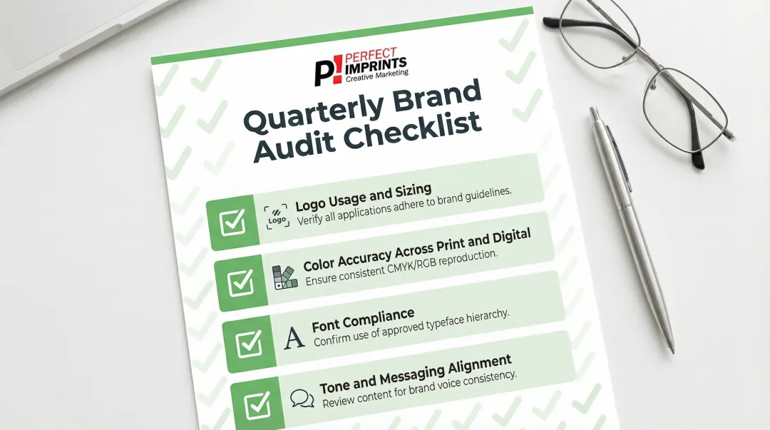 Brand consistency audit checklist four-point review process for small businesses