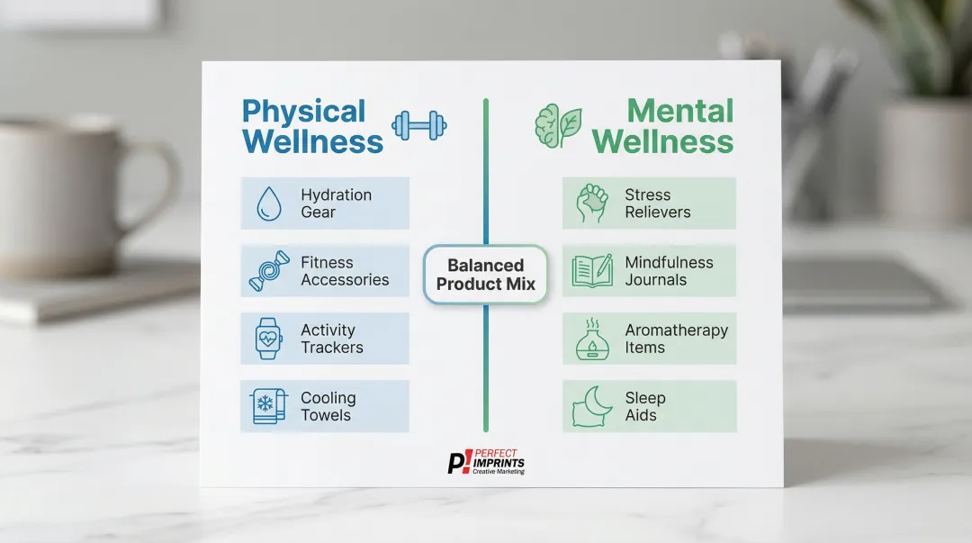 Physical versus mental wellness product categories for employee wellness programs comparison