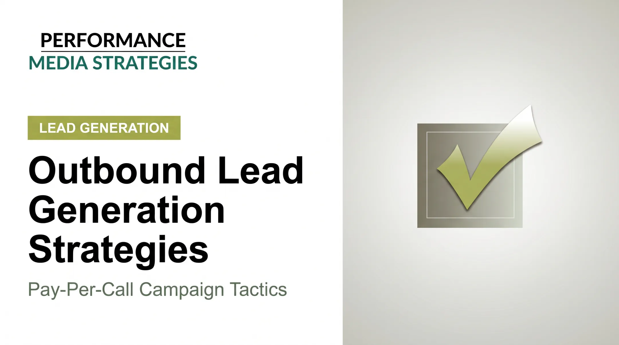 Outbound Lead Generation Strategies