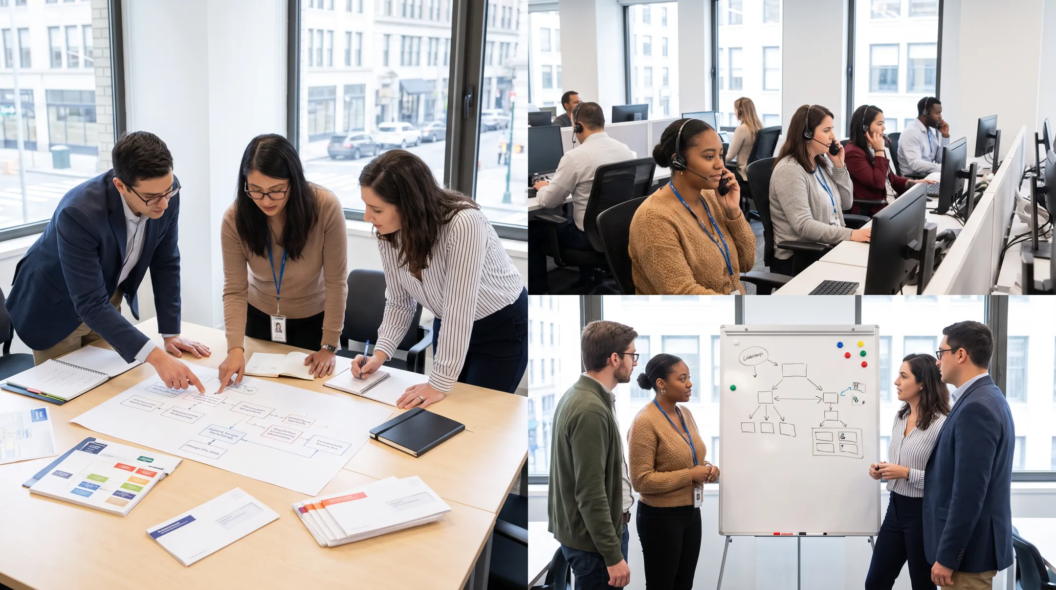 Performance marketing agency team managing multichannel pay-per-call campaigns
