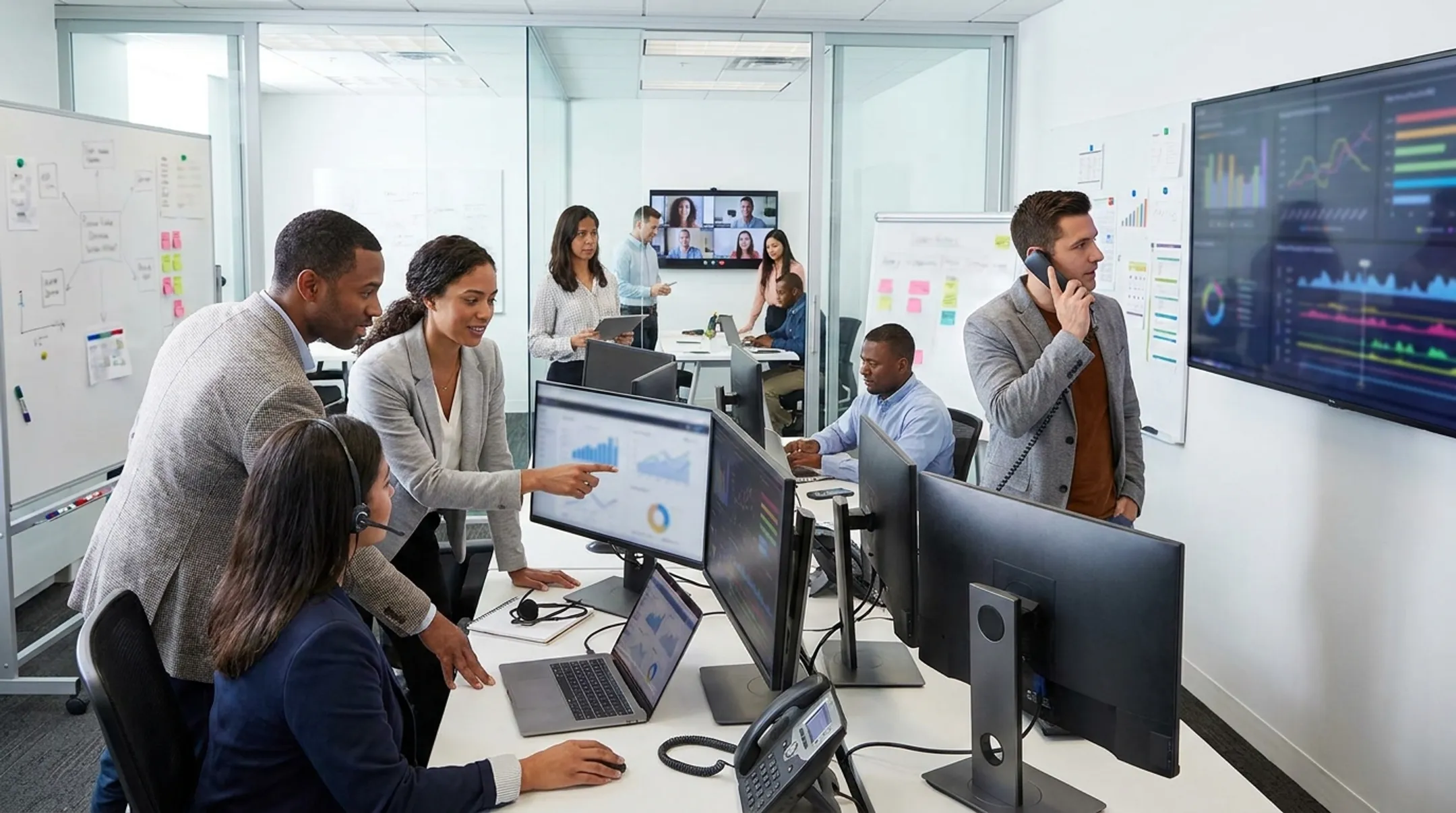 Performance Media Strategies team coordinating multichannel Pay Per Call campaigns