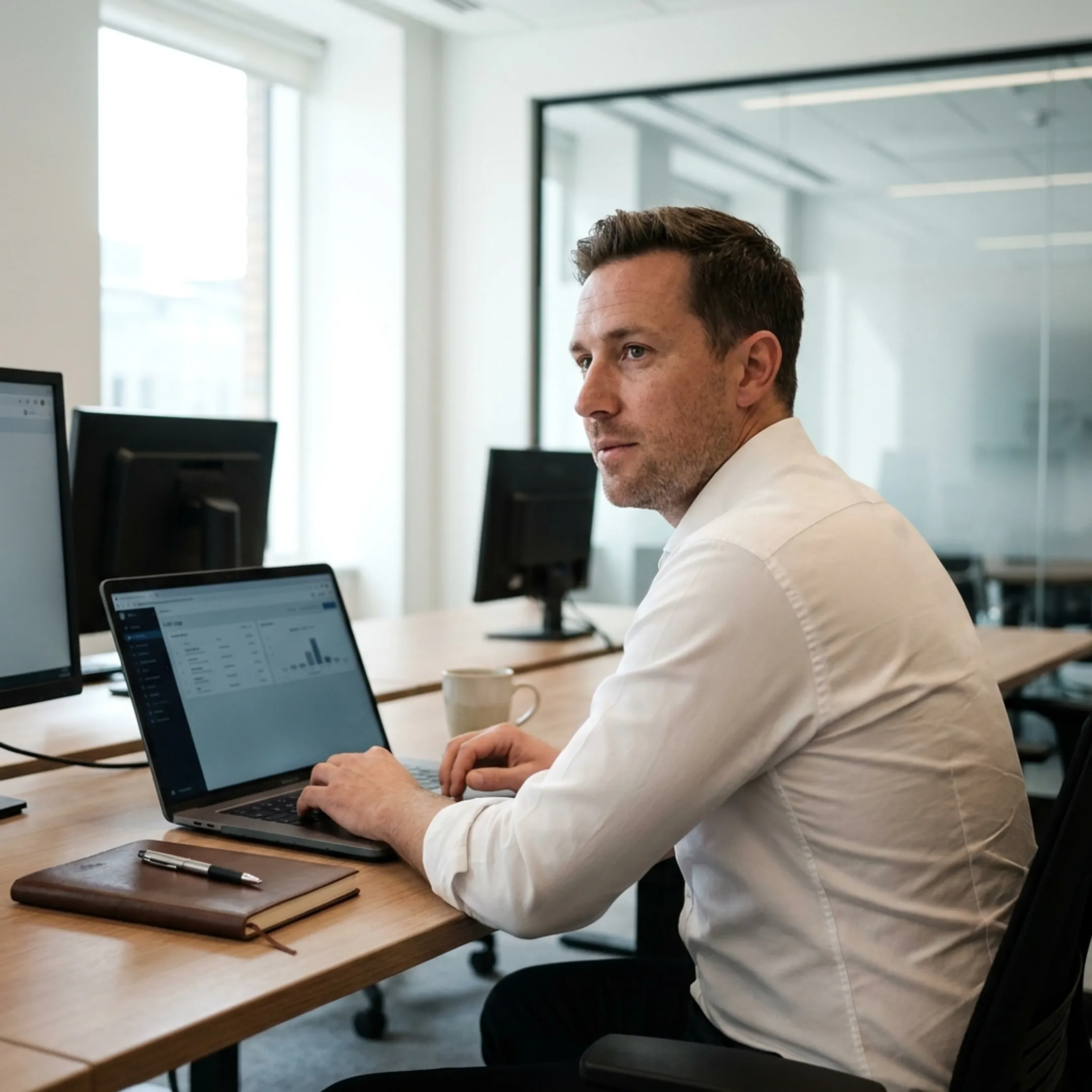 AI voice assistant qualifying a lead during a business call
