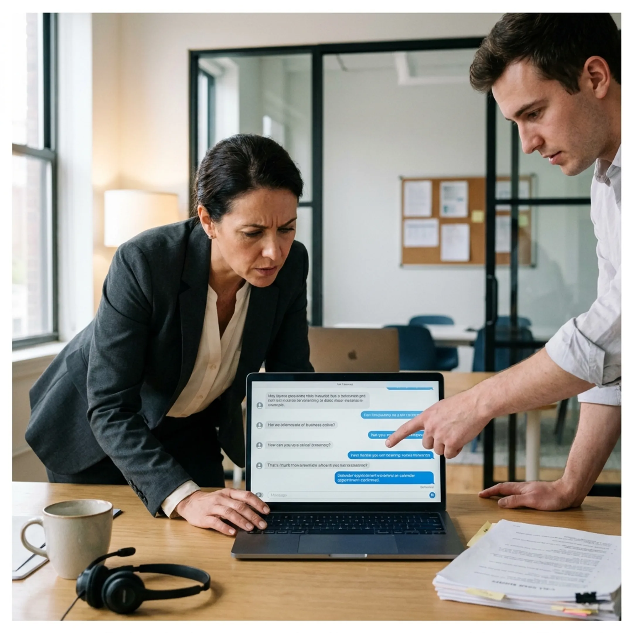AI voice agent qualifying a sales lead by phone