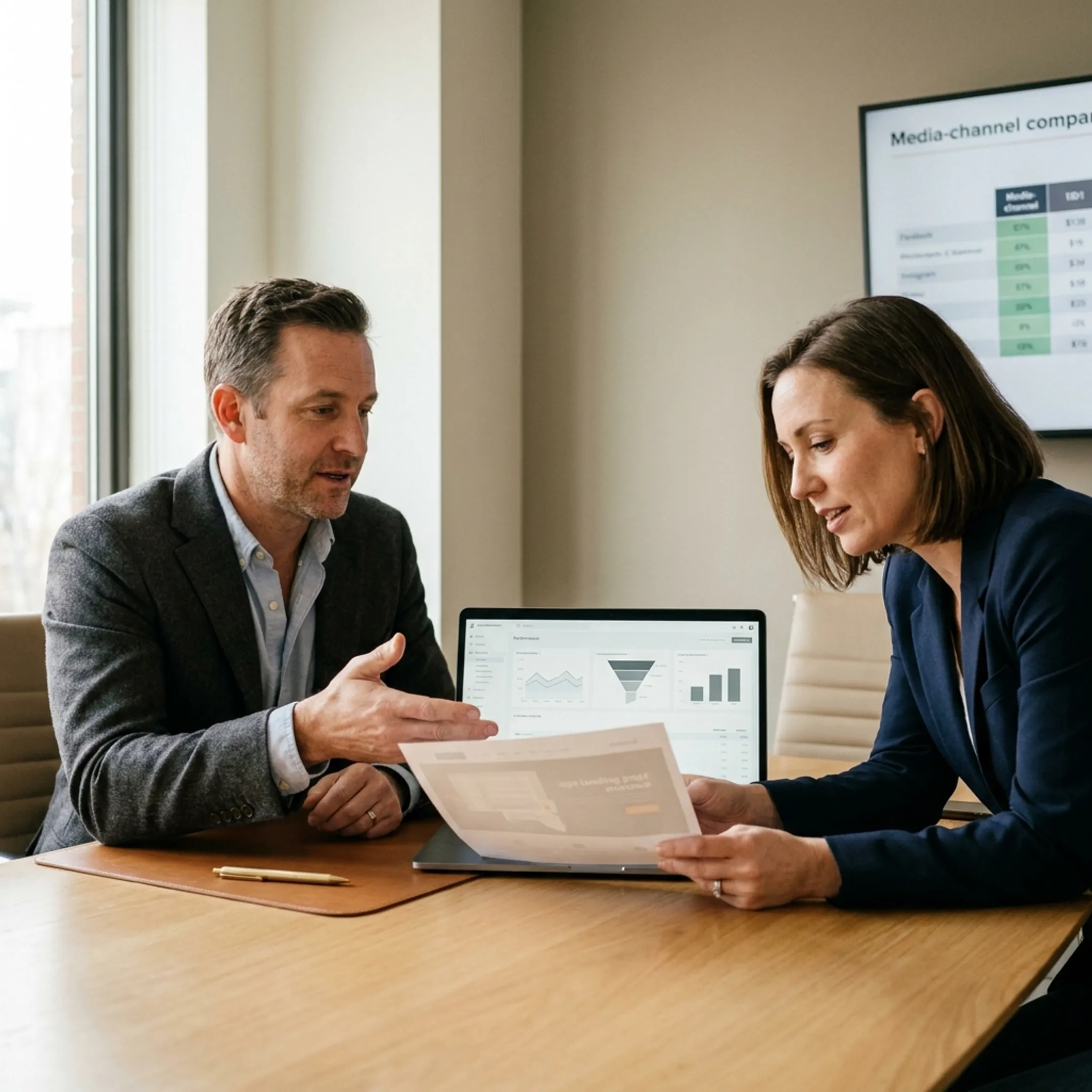 Lead generation strategist planning a multi-channel campaign