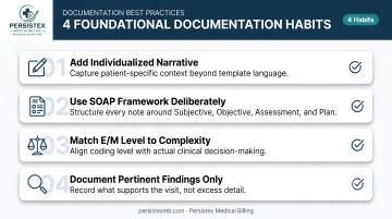 4 foundational clinical documentation best practices checklist for providers