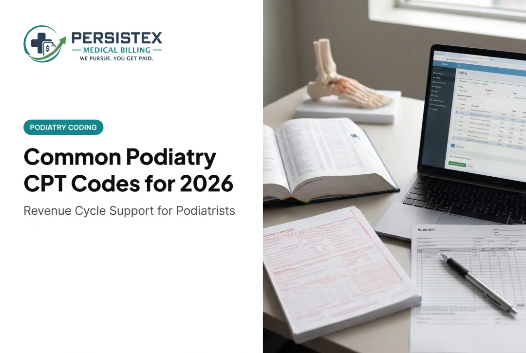 Common Podiatry CPT Codes for 2026