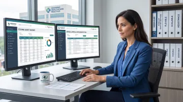 Persistex billing specialist reviewing coding audit and denial appeal reports