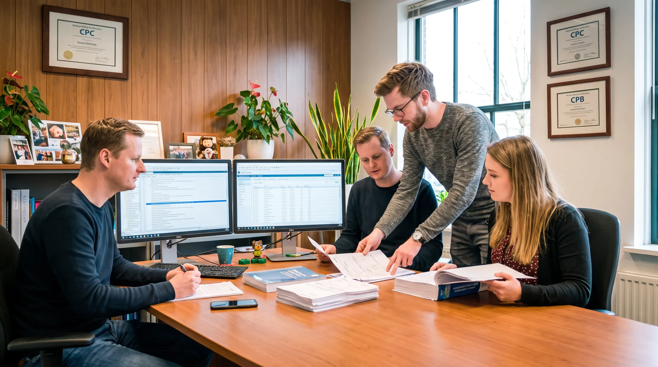 Persistex dedicated account team reviewing behavioral health billing claims